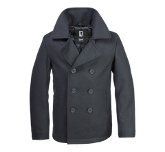 Brandit Pea Coat ανδρικό παλτό, μαύρο