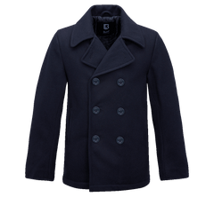 Brandit Pea Coat Ναυτικό Μπλε Μπουφάν