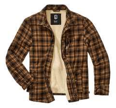 Brandit Classic Sherpa Jacket, Camel-Black