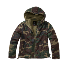 Brandit Windbreaker Frontzip women's jacket, Woodland