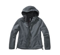 Brandit Windbreaker Frontzip women's jacket, Anthracite