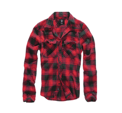 Brandit Checkshirt shirt, red black