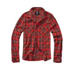 Brandit Check Shirt with Long Sleeves, Tartan