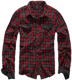 Brandit Duncan Shirt, Red Brown