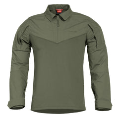 Pentagon Ranger Tactical Long Sleeve Shirt, Camo Green