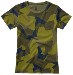 Brandit women's t-shirt M90, swedish camo