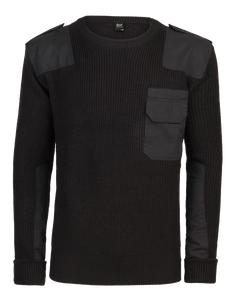 Brandit BW Sweater, Black