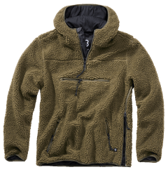 Brandit Teddyfleece Worker Pullover, Olive