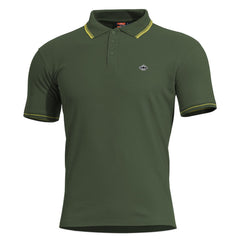 Pentagon Aniketos Stripes Polo Shirt, Green