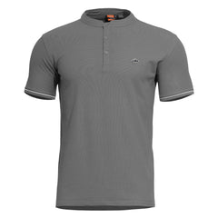 Pentagon Levantes Henley Stripes T-Shirt, Grey