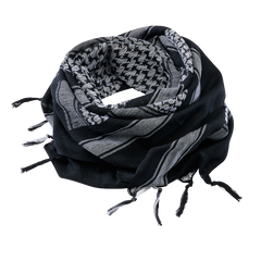 Brandit Shemag Scarf, Black-White