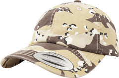 Brandit Low Profile Camo Καπέλο με Γείσο, Πλυμένο Εφέ, 6-Color Desert