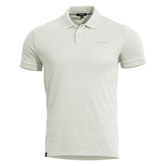 Pentagon Moth Piquet Polo Shirt, White