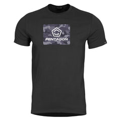Pentagon Spot Camo T-shirt, Black