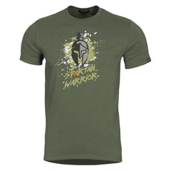 Pentagon Spartan Warrior μπλουζάκι, λαδί