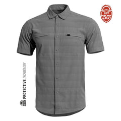 Pentagon Ripple short-sleeve shirt, grey