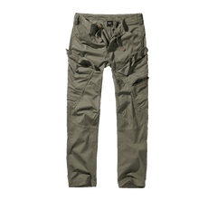 Brandit Adven slim fit trousers, olive
