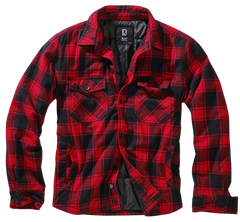 Brandit Lumberjacket jacket, red black