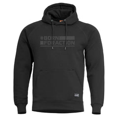Pentagon Born For Action Hoodie, Black