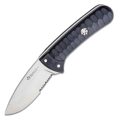 Maserin Sax Μαχαίρι 440C SAW BLADE cm 19 G10, μαύρο