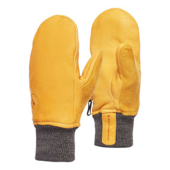 Black Diamond Dirt Bag Mitts Leather Gloves, Natural