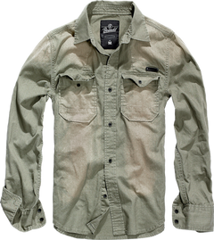 Brandit Hardee Shirt Long Sleeve, Olive