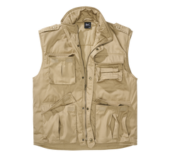 Brandit Ranger Quilted Vest, Camel