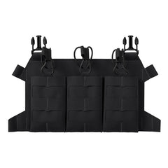 Direct Action Lightweight Panel Triple 223 Magazine Pouch, Black