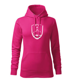 DRAGOWA women's hoodie Slovenian emblem, pink