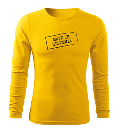 DRAGOWA Fit-T long-sleeve t-shirt Made in Slovenia, yellow