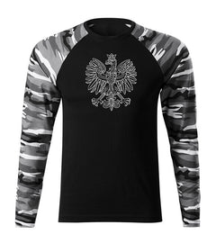 DRAGOWA Fit-T long-sleeve t-shirt Polish eagle, metro