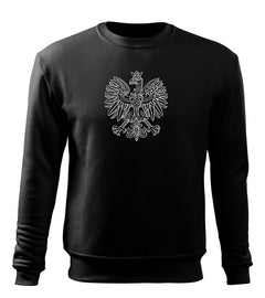 DRAGOWA men's sweatshirt Polish eagle, black