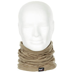 Fox Outdoor Neck Gaiter, Merino Lite, Coyote Tan