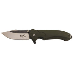 Fox Outdoor G10 Αναδιπλούμενο Μαχαίρι, λαδί