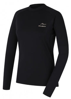 HUSKY Tromi women's thermal long-sleeve t-shirt, black, L