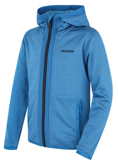 HUSKY Artic Zips K otroški pulover s kapuco, modra/črna modra