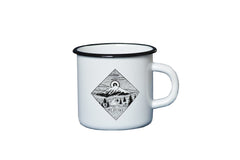HUSKY Metal Mug, White