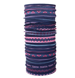 HUSKY Printemp Πολυλειτουργικό Μαντήλι, pink triangle stripes, UNI