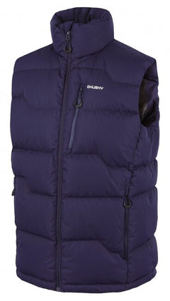 HUSKY Deep men's vest with zip, navy blue