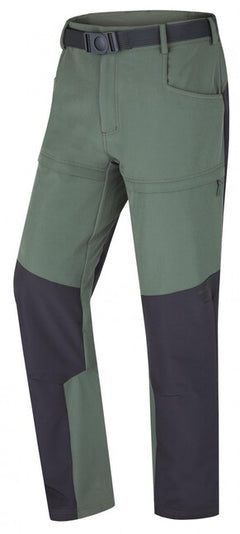 HUSKY Keiry ανδρικό outdoor παντελόνι, πράσινο/ανθρακί