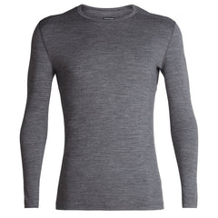 Icebreaker 200 Oasis men's thermal long-sleeve t-shirt, grey