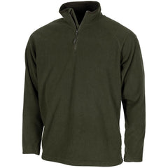 MFH Troyer Φούτερ Fleece με Μακριά Μανίκια, OD green