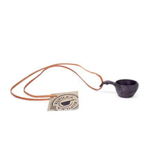 KUPILKA 1 Mini Cup with Leather Strap, Black