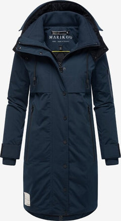 Marikoo Anoukaa women's winter jacket with hood, Navy