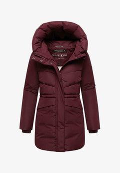 Marikoo Delilah16 women's winter jacket with hood, Wine