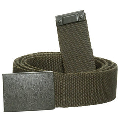 MFH BW Belt with Buckle, Olive Green, approx. 3 cm