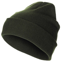 MFH Beanie, Acrylic, Fine Knit, OD Green