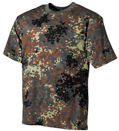 MFH German Flecktarn Camo T-Shirt, 160g/m2