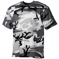 MFH Metro Urban T-Shirt 160 g/m², Black-White