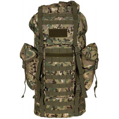 MFH MOLLE Backpack 65L, Aluminum Rod, Operational Camouflage